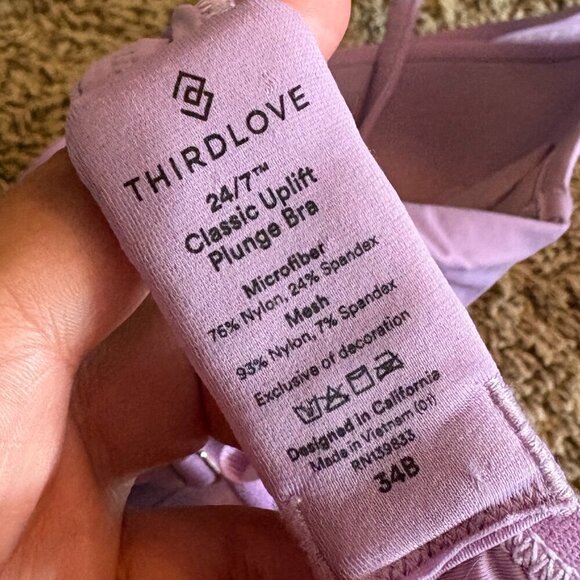 ThirdLove 24/7 Classic Uplift Plunge bra - Picture 3 of 3